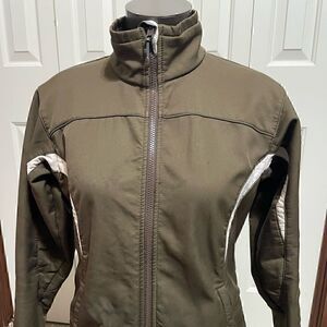 Columbia Interchange Womens Medium Brown Softshell Jacket